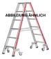 Preview: Hymer 822410 Stufenstehleiter beidseitig+Rollen