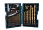 Preview: Bohrer-Set 19-tlg. HSS-TiN