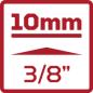 Preview: GEDORE R51001204 Steckschlüsseleinsatz 3/8 6-kant 12 mm Länge 28 mm"