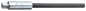 Preview: GEDORE 673 L Einsatz-Halter lang 1/4 6-kant - 1/4" 4-kant"
