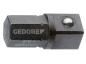 Preview: GEDORE 673 K Einsatz-Halter kurz 1/4 6-kant - 1/4" 4-kant"