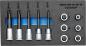 Preview: GEDORE 1500 CT1-INX 19 LK Satz Schraubendrehereinsätze 1/2 in Check-Tool-Modul"