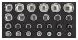 Preview: GEDORE R22150009 Steckschlüssel-Satz 1/2 2/6 CT-Modul 26-teilig"