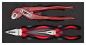 Preview: GEDORE R22150018 Zangensatz 2/6 CT-Modul 4-teilig