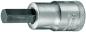 Preview: GEDORE IN 19 6 Schraubendrehereinsatz 1/2 Innen-6-kant 6 mm"