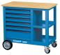 Preview: GEDORE 1502 Rollwerkbank mit 6 Schubladen