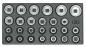Preview: GEDORE 1500 ES-19 Satz Steckschlüsseleinsätze 1/2, 6-kant, in 1/3 ES-Modul"