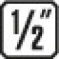 Preview: GEDORE TX 19 E12 Steckschlüsseleinsatz 1/2 Außen-TX E12"