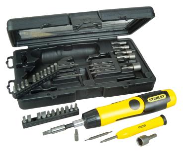 STANLEY PISTOL GRIP RATCH SET - 39 PC