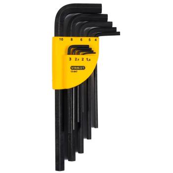 Stiftschluessel-Set lang metrisch 9-tlg