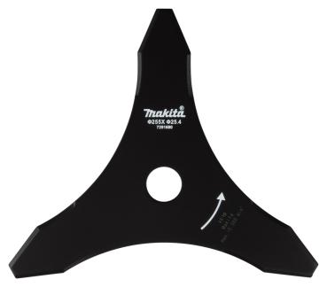 Makita 1916D0-6 3-Zahn Schlagmesser 257mm 25,4mm Bohrung