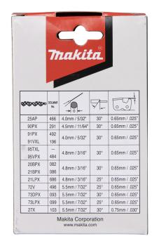 Makita 191H00-0 Sägekette 90PX 25cm