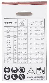 Makita 191T90-5 Sägekette 80TXL 30cm