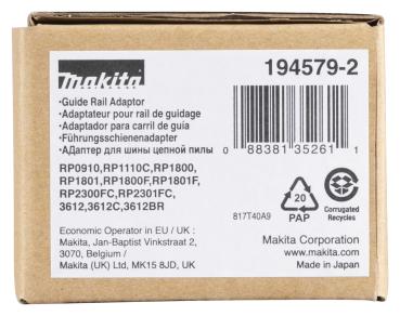 Makita 194579-2 Adapter für Führungsschiene