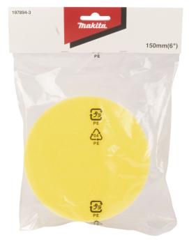 Polierpad gelb D 150 mm