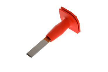Preview: GEDORE 104 HS Schlitzmeißel flachoval, mit Handschutz 240x26x7 mm