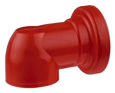 Schutzabdeckung Winkelkopf rot