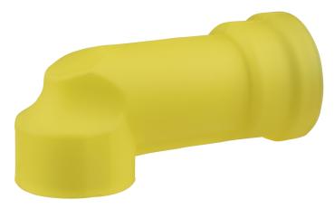 Schutzabdeckung Winkelkopf gelb