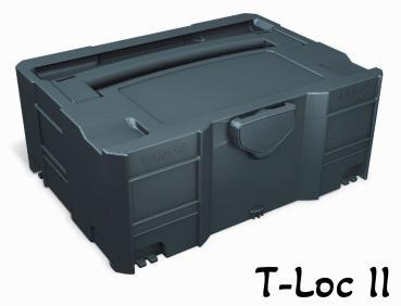 Tanos systainer T-Loc II 80100007 anthrazit (B x H x T) 396 x 157.5 x 296 mm