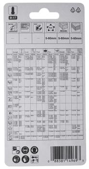 Preview: Makita A-85690 Stichsägeblatt B-17 Kurvenblatt Holz/Kunststoff