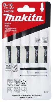 Preview: Stichsägeblatt B-18 Kurvenblatt Weichholz/Kunststoff