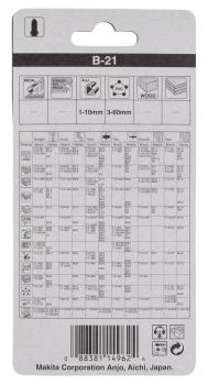Preview: Makita A-85721 Stichsägeblatt B-21 Kunststoff/Aluminium