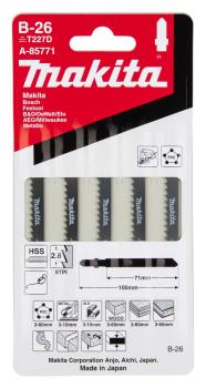 Preview: Stichsägeblatt B-26 Kurvenblatt Holz/Metall/Kunststoff