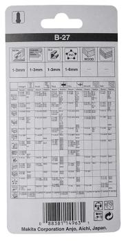 Preview: Makita A-85787 Stichsägeblatt B-27 Metall/Kunststoff