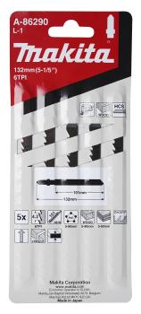 Preview: Makita A-86290 Stichsägeblatt L-1 Holz/Kunststoff