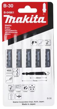 Preview: Makita B-04961 Stichsägeblatt B-30 Metall/Kunststoff
