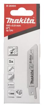 Makita B-20404 Reciprosägeblatt BIM 100/18Z Metall