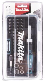 Preview: Makita B-36170 Ratschen-Bit-Set 47-tlg.