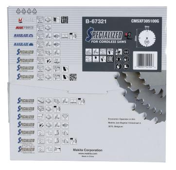 Makita B-67321 Sägeblatt 305x2,15x30, 100Z EFFICUT
