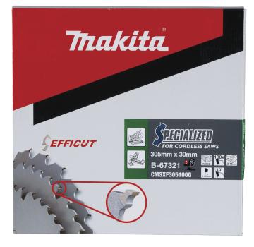 Makita B-67321 Sägeblatt 305x2,15x30, 100Z EFFICUT