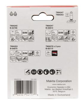 Preview: Makita B-67511 Multifunktionswerkzeug Schreiner-Set