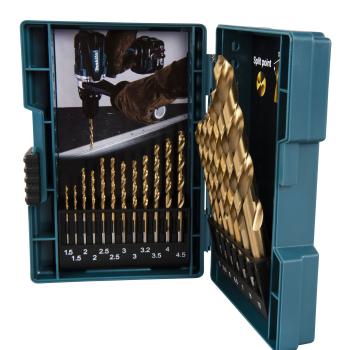 Preview: Makita B-67795 Bohrer-Set 19-tlg. HSS-TiN