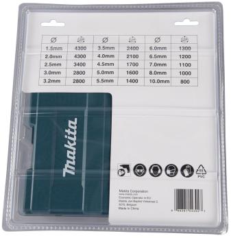 Preview: Makita B-67795 Bohrer-Set 19-tlg. HSS-TiN