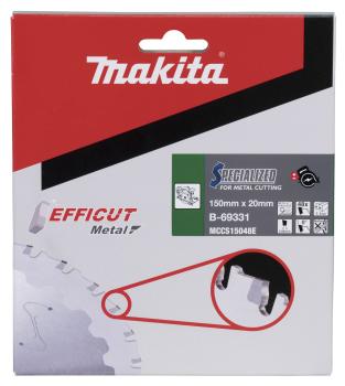 Preview: Makita B-69331 Sägeblatt 150x1,1x20, 48Z EFFICUT