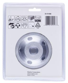 Preview: Makita D-41458 Diamantschleiftopf grob 125mm