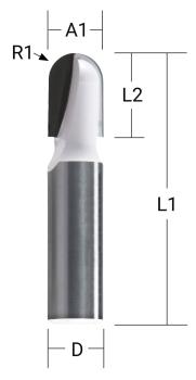 Preview: Wasserrinnenfräser 9,5 mm
