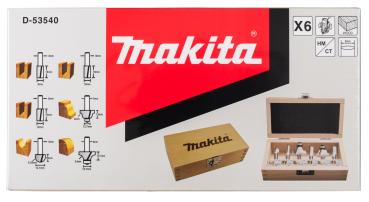 Makita D-53540 Fräser-Set 8mm