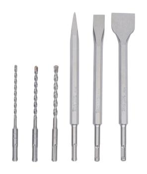SDS-PLUS Bohrer/Meißel-Set 6-tlg.