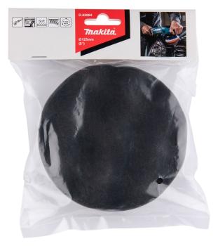 Preview: Polierpad schwarz D 125 mm