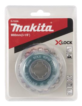 Preview: Makita D-73330 Topfbürste 80mm X-LOCK
