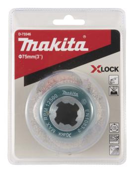 Preview: Makita D-73346 Topfbürste 75mm X-LOCK