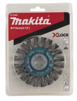 Preview: Makita D-73405 Rundbürste 115mm X-LOCK