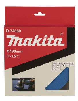Preview: Makita D-74588 Polierpad blau D 190 mm