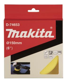 Preview: Makita D-74653 Polierpad gelb D 150 mm