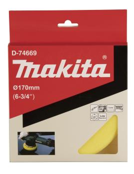 Preview: Makita D-74669 Polierpad gelb D 170 mm
