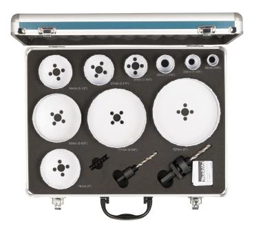 Preview: Makita D-75764 Lochsägen-Set universal 13-teilig HSS-BiM